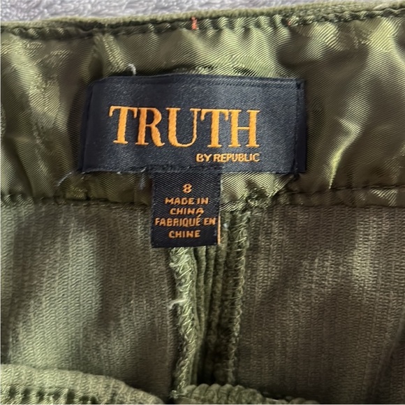 Truth by republic Olive Corduroy Skirt - Picture 3 of 3